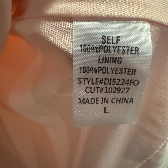 Elegant Peach baby doll  mini dress - Picture 8 of 13